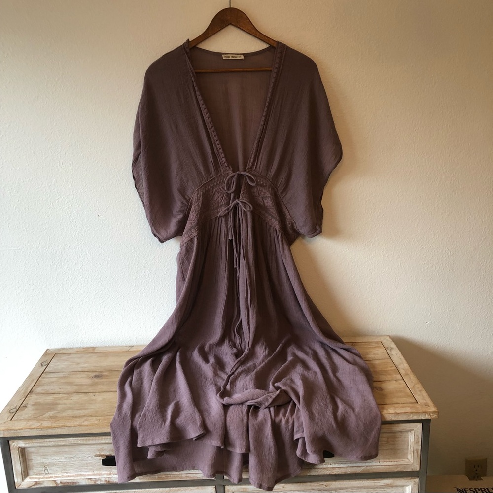 Indigo Thread Co Lavender Kimono